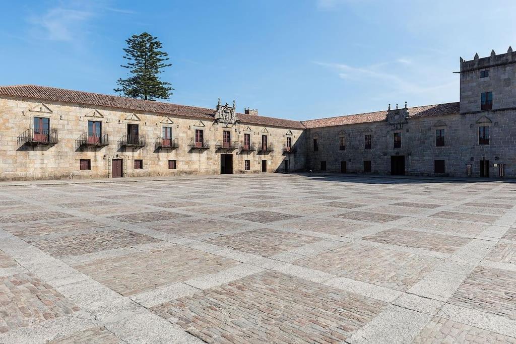 Charm Apartment Cambados Bagian luar foto